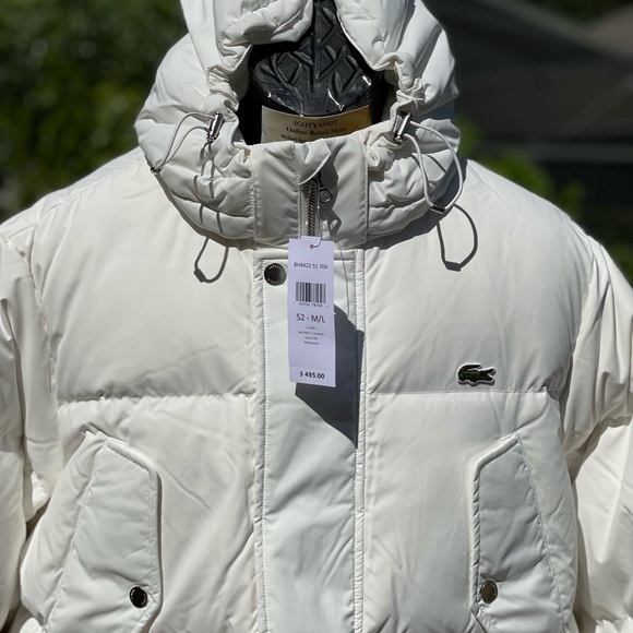 LACOSTE DOWN INSULATED WATER-RESISTANT QUILTED JACKET [BH8422] - Picture 5 of 13